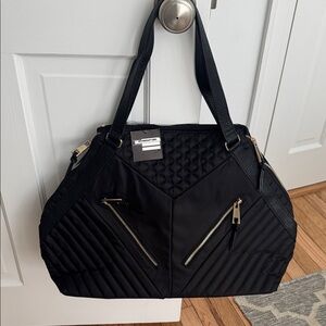 Sondra Robert’s Black Quilted Women's Bag